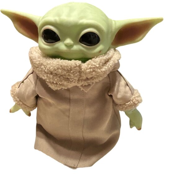 Star Wars Mandalorian Grogu The Child Plush Toy 11" by Mattel - Picture 2 of 5